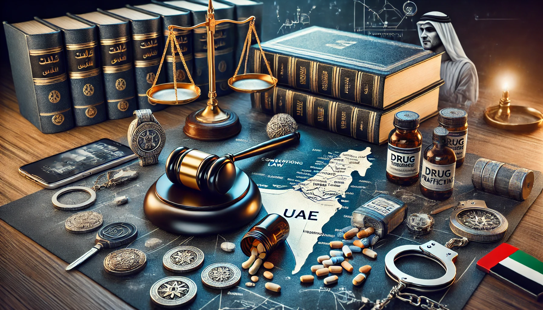 قضايا الاتجار بالمخدرات في القانون الاماراتي