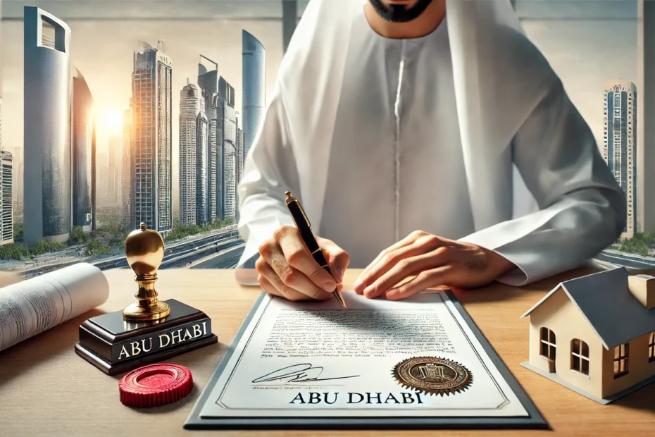 إجراءات تسجيل العقارات في أبوظبي