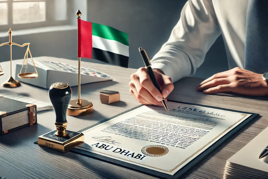 توثيق عقد الايجار أبوظبي