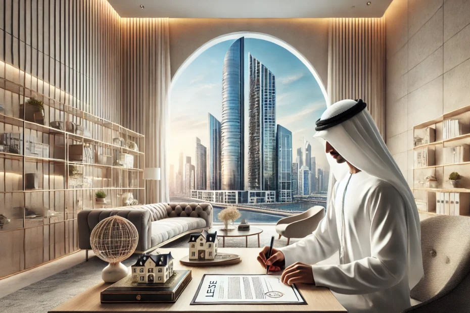 عقد ايجار سكني ابوظبي