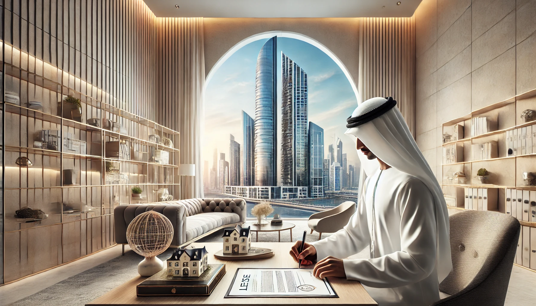 عقد ايجار سكني ابوظبي