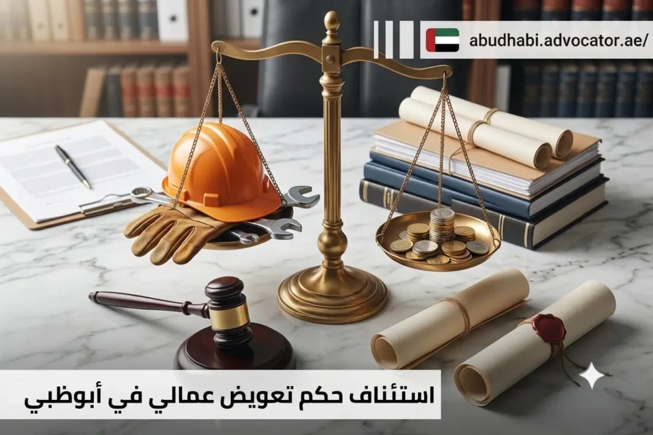 استئناف حكم تعويض عمالى في أبوظبي