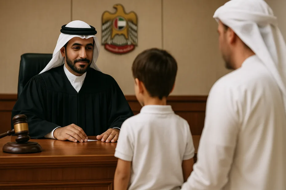 حقوق الطفل في قضايا إثبات النسب في أبو ظبي