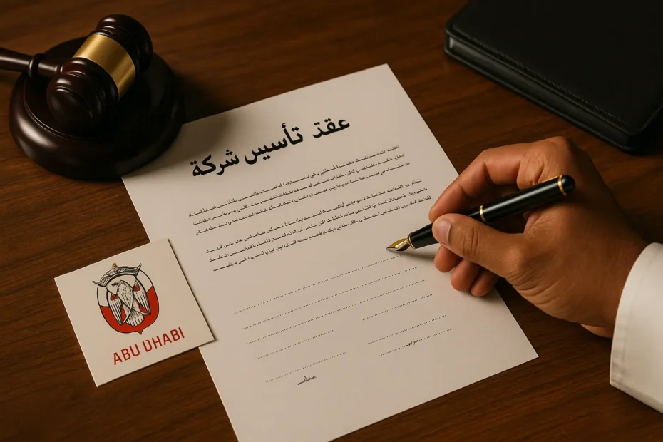 صيغة عقد تأسيس شركة
