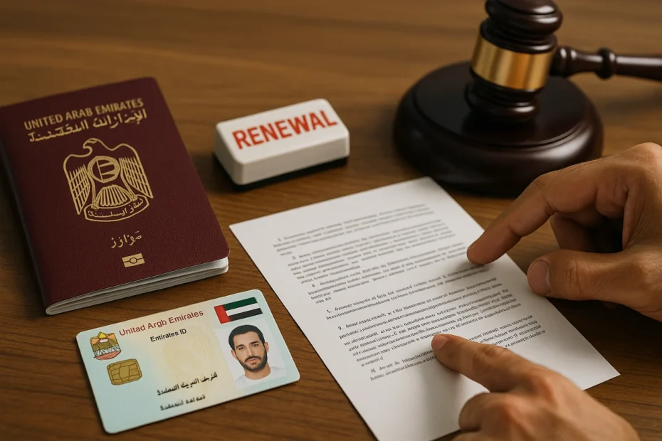 تجديد الاقامة في ابوظبي