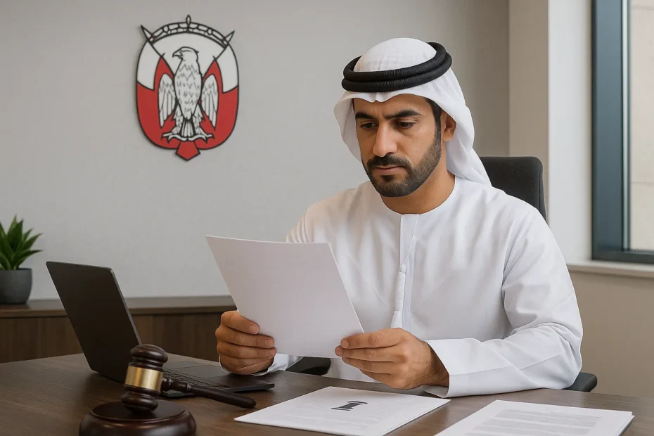 شروط وأحكام رخصة تحصيل ديون داخل امارة أبوظبي