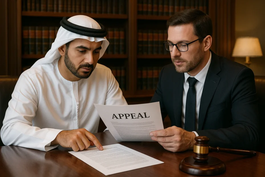 استئناف حكم تعويض في أبوظبي: الشروط والإجراءات