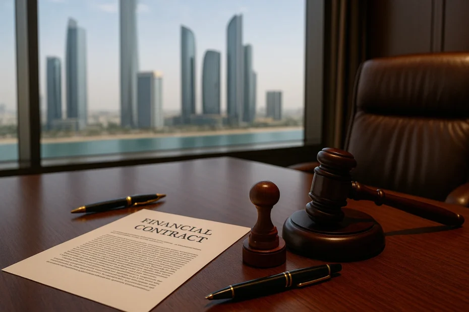 خطوات صياغة العقود المالية في أبوظبي وأنواعها القانونية