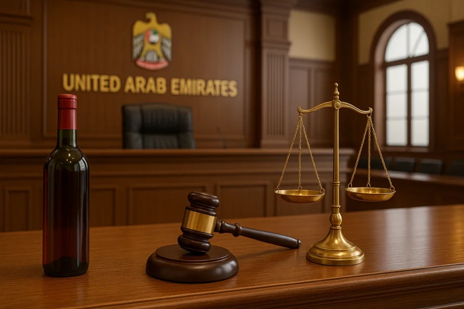 عقوبة تعاطي المشروبات الكحولية في أبوظبي بالتفصيل