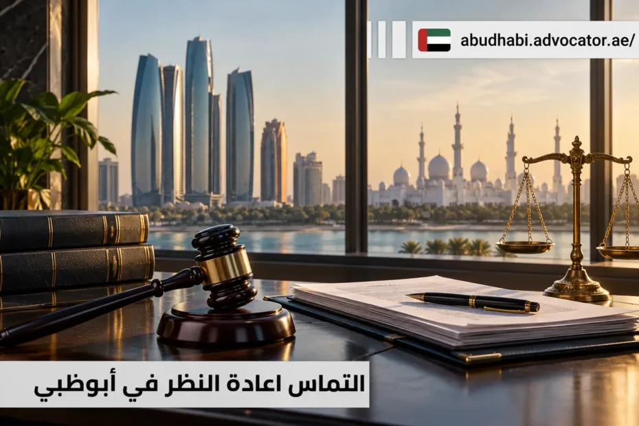 التماس إعادة النظر في أبوظبي