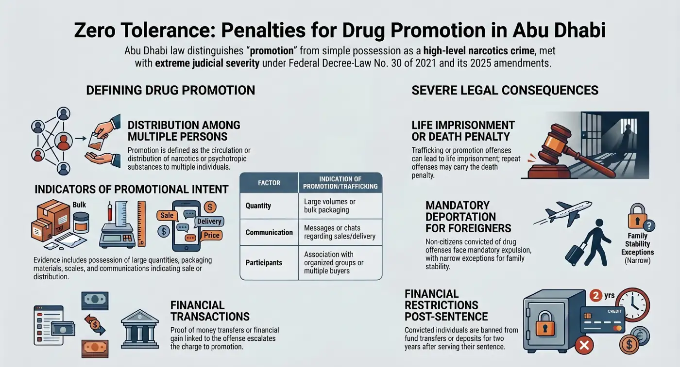 Penalty for Drug Promotion in Abu Dhabi