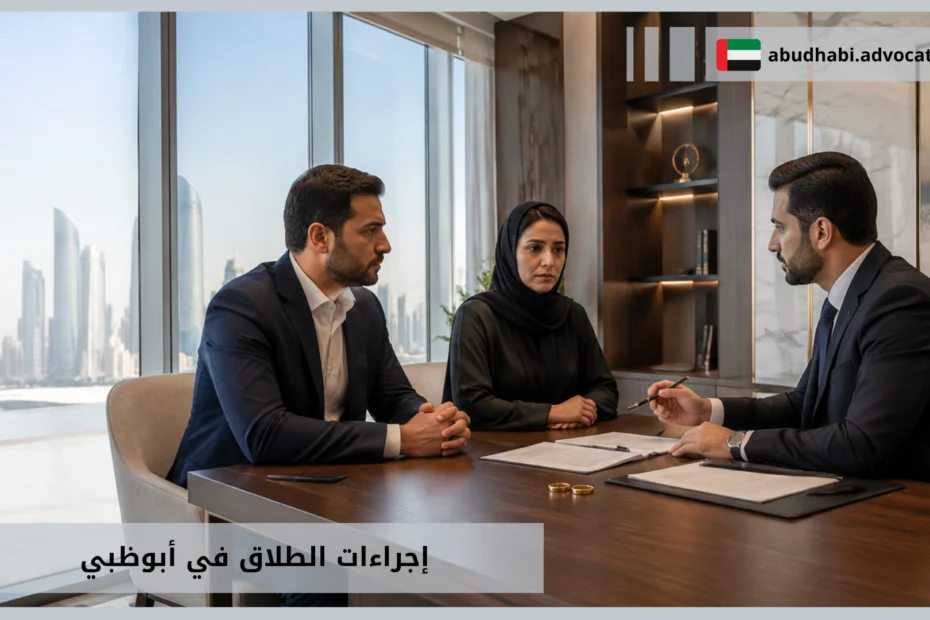 إجراءات الطلاق في أبوظبي