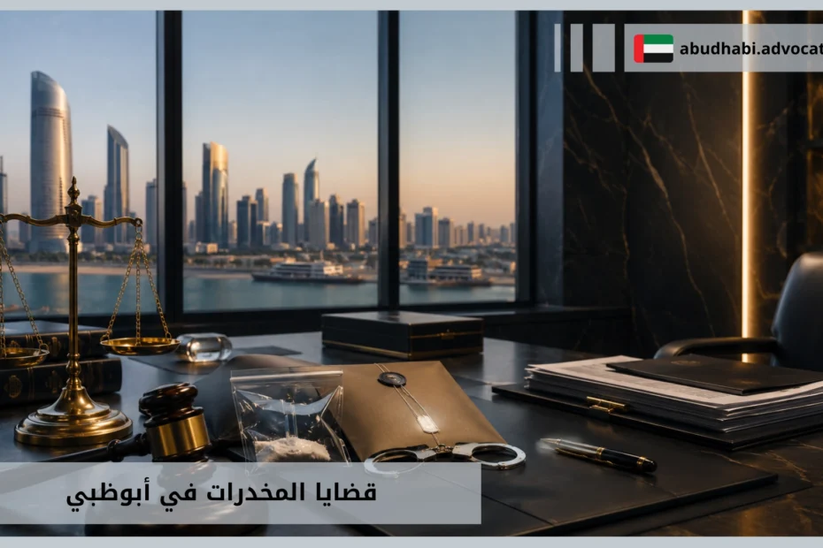 قضايا المخدرات في أبوظبي
