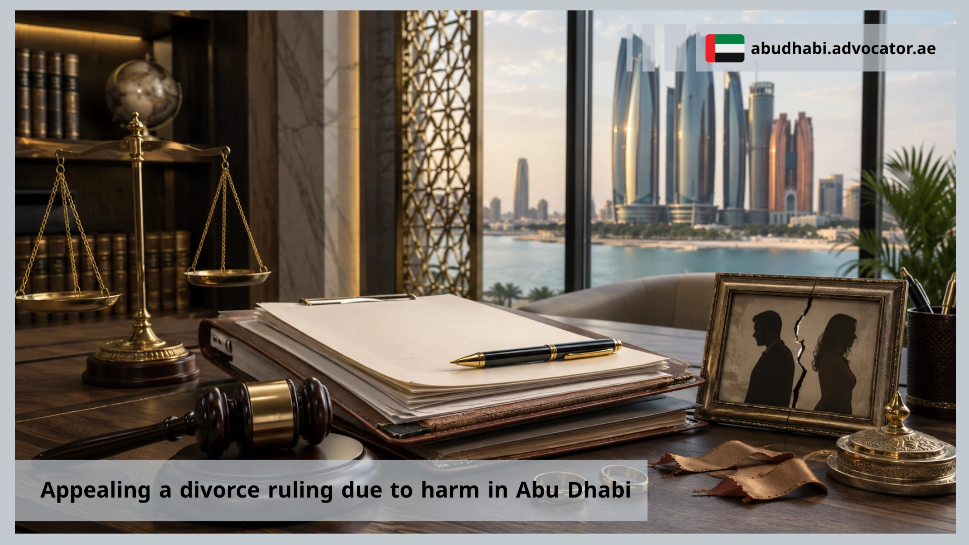 Appealing a divorce ruling due to harm in Abu Dhabi