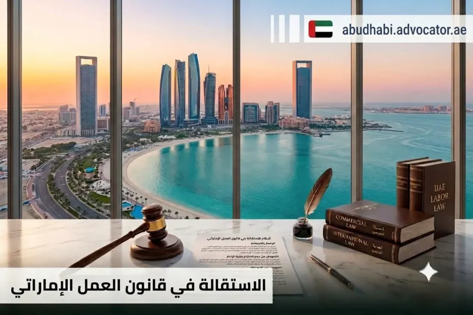 الاستقالة في قانون العمل الإماراتي في أبوظبي
