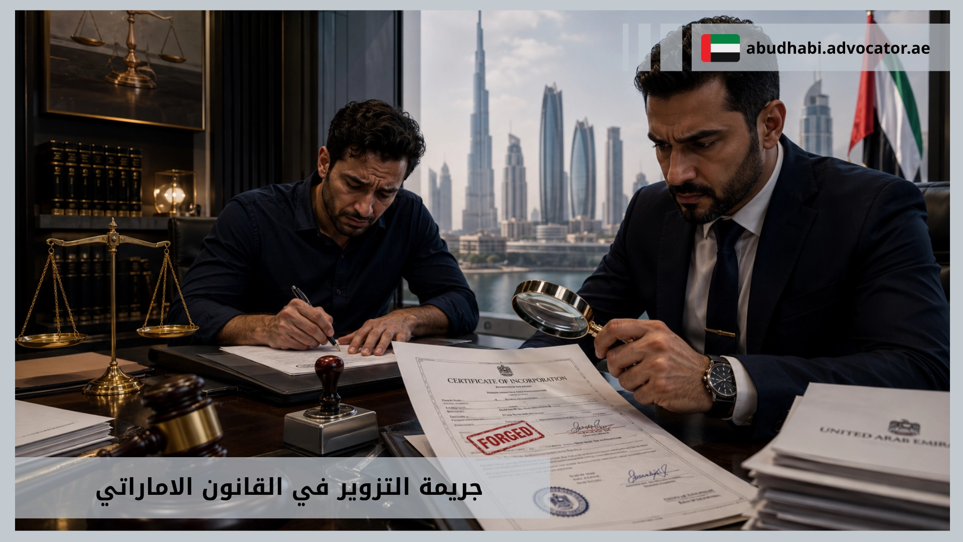 جريمة التزوير في القانون الاماراتي