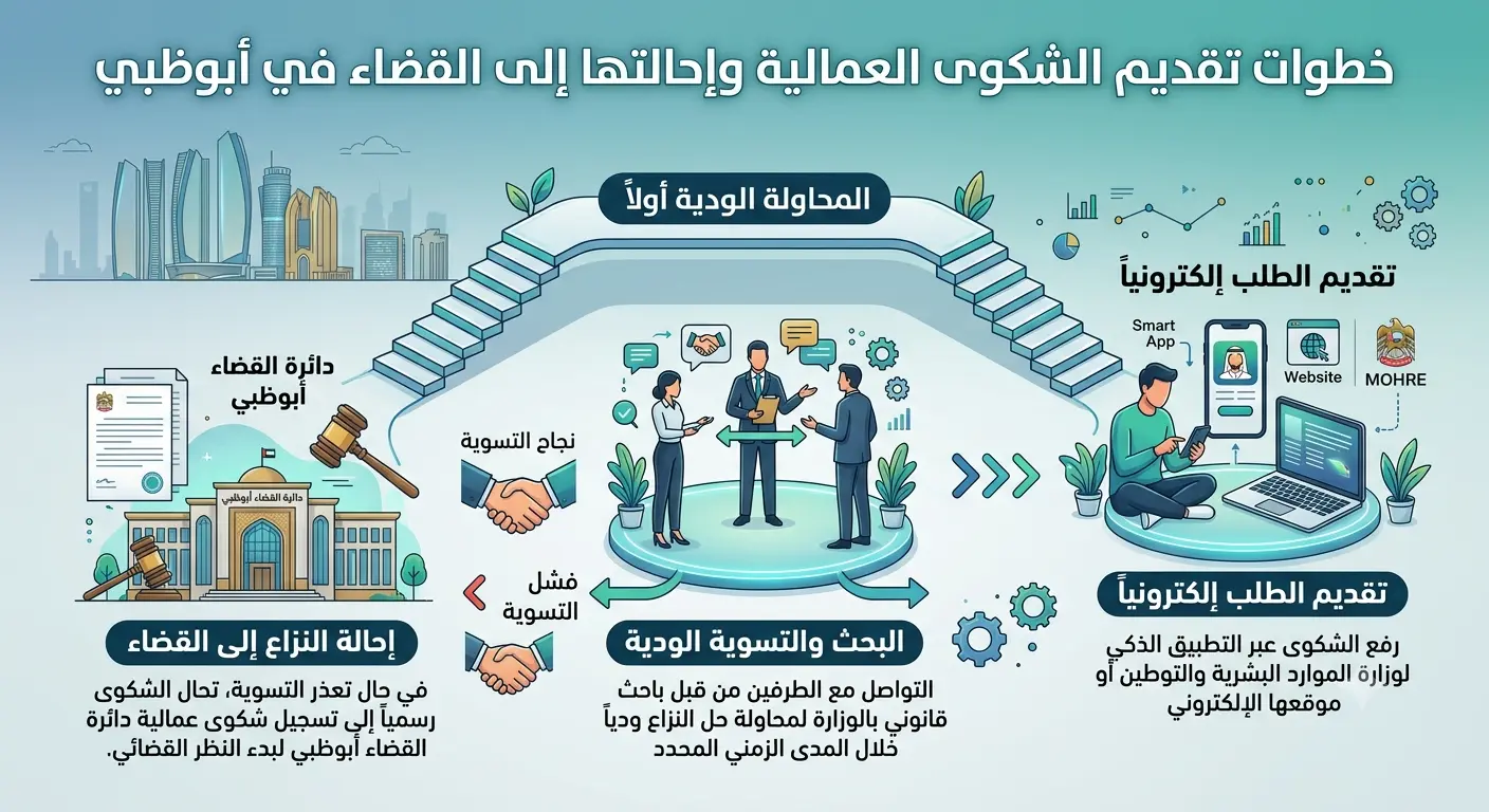خطوات تقديم الشكوى العمالية وإحالتها إلى القضاء
