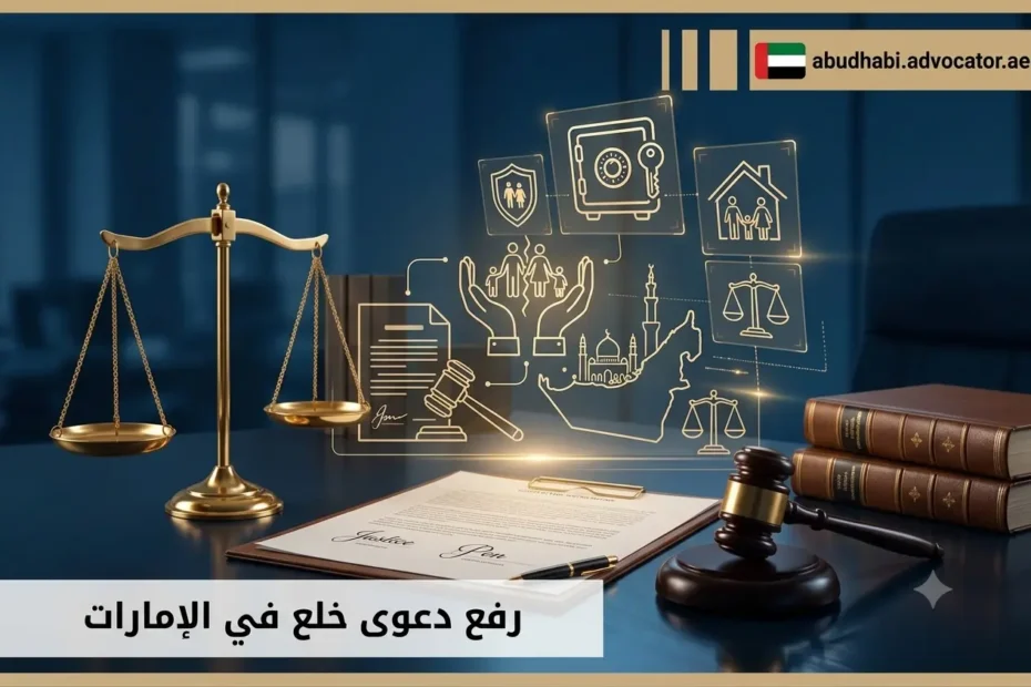رفع دعوى خلع في الإمارات