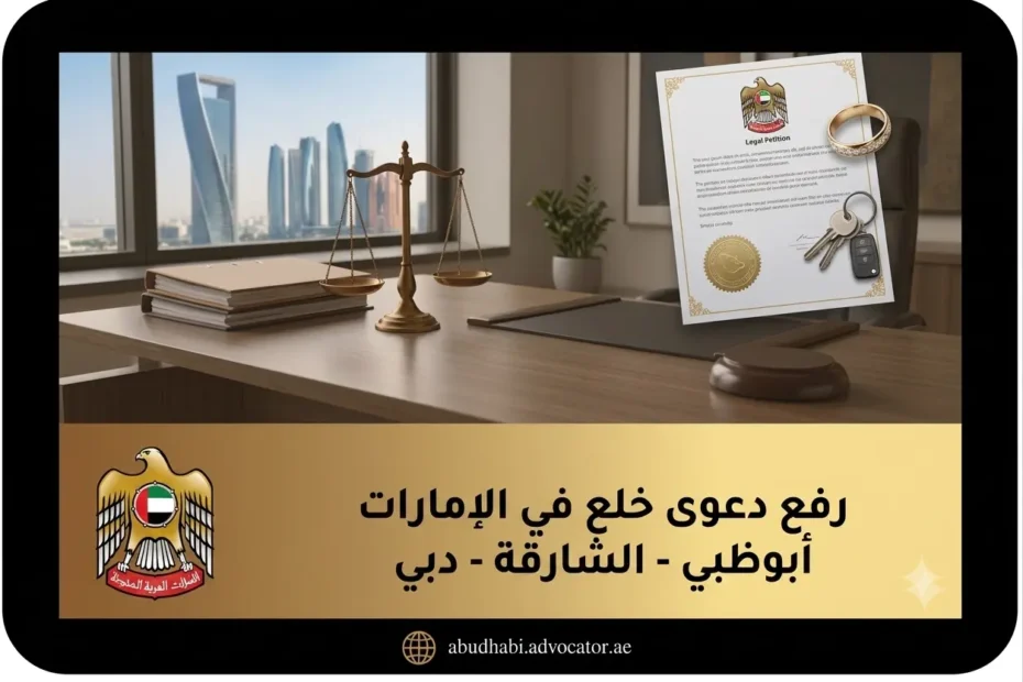 رفع دعوى خلع في الإمارات