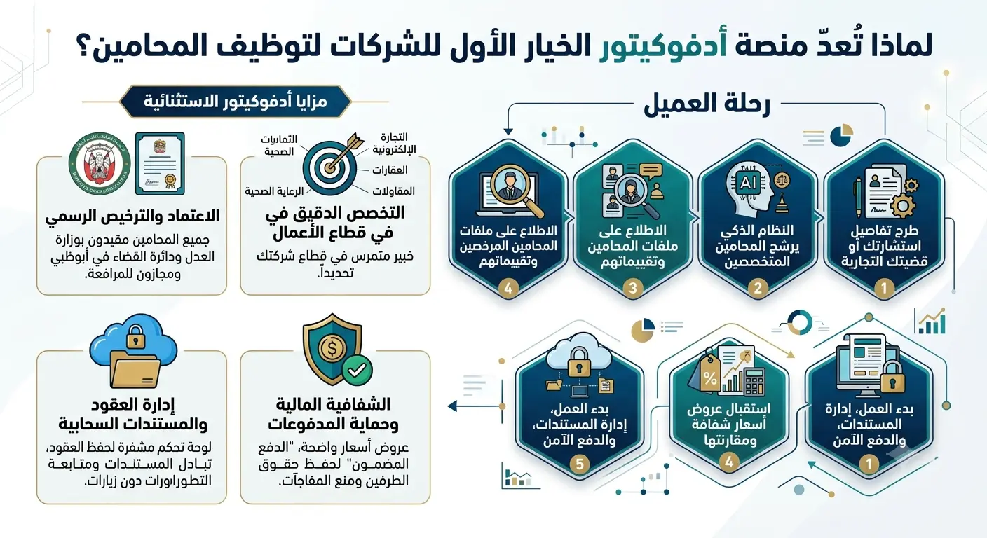رحلة عميل أدفوكيتور
