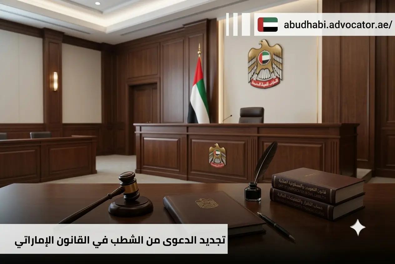 تجديد الدعوى من الشطب في القانون الإماراتي