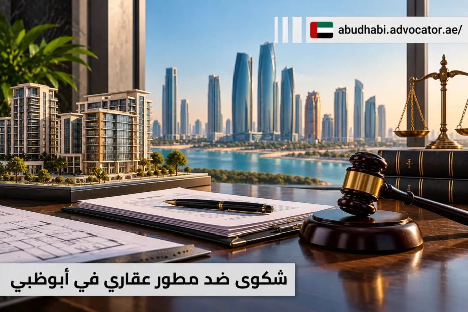 شكوى ضد مطور عقاري في أبوظبي