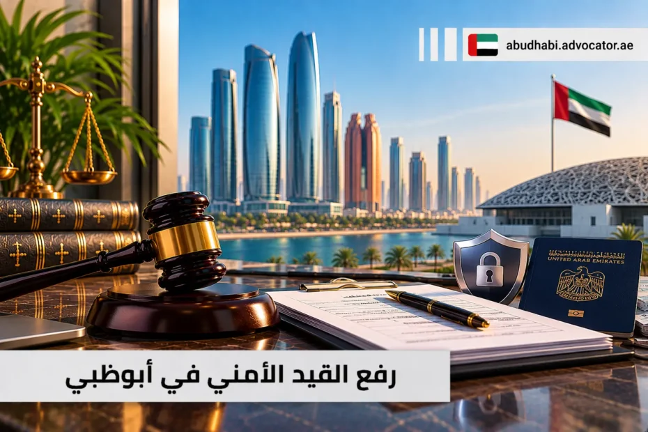رفع القيد الأمني في أبوظبي
